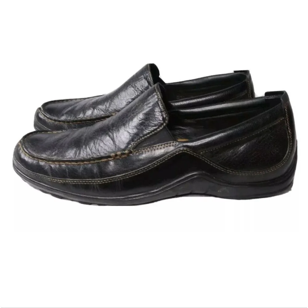 Cole Haan Tucker Men's Leather Loafers French Roast 11 M Retail $148